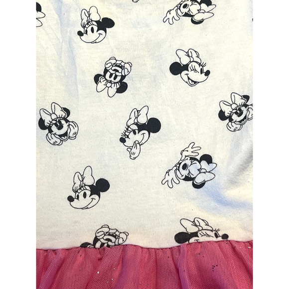 Disney Jumping Beans Minnie Mouse Glitter Tutu Dress Size 4 - Picture 5 of 6